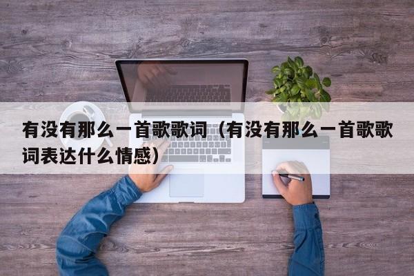 有没有那么一首歌歌词（有没有那么一首歌歌词表达什么情感）