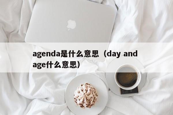 agenda是什么意思（day and age什么意思）