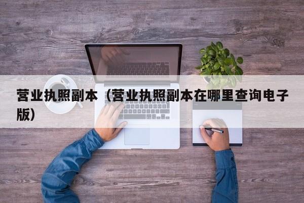 营业执照副本（营业执照副本在哪里查询电子版）