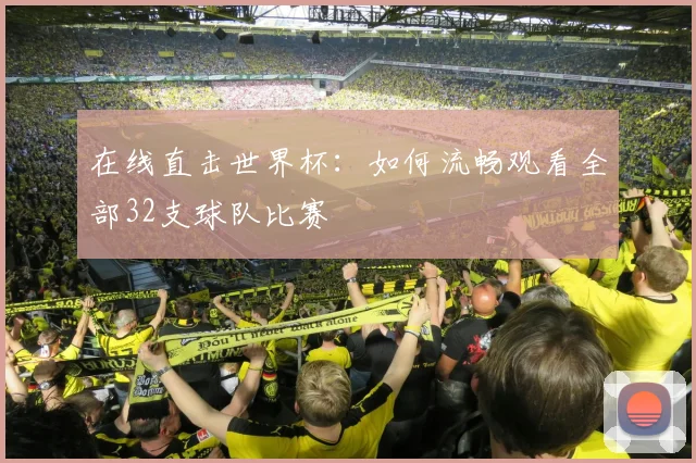 在线直击世界杯：如何流畅观看全部32支球队比赛
