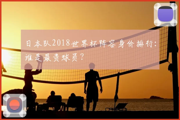 日本队2018世界杯阵容身价排行:谁是最贵球员?