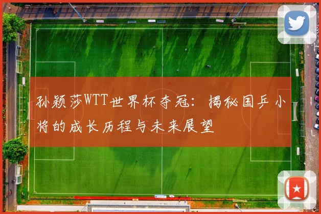孙颖莎WTT世界杯夺冠：揭秘国乒小将的成长历程与未来展望
