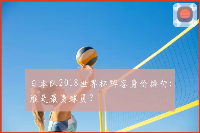 日本队2018世界杯阵容身价排行:谁是最贵球员?