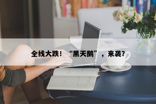 全线大跌！“黑天鹅”，来袭？