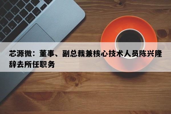 芯源微：董事、副总裁兼核心技术人员陈兴隆辞去所任职务