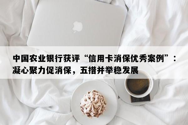 中国农业银行获评“信用卡消保优秀案例”：凝心聚力促消保，五措并举稳发展