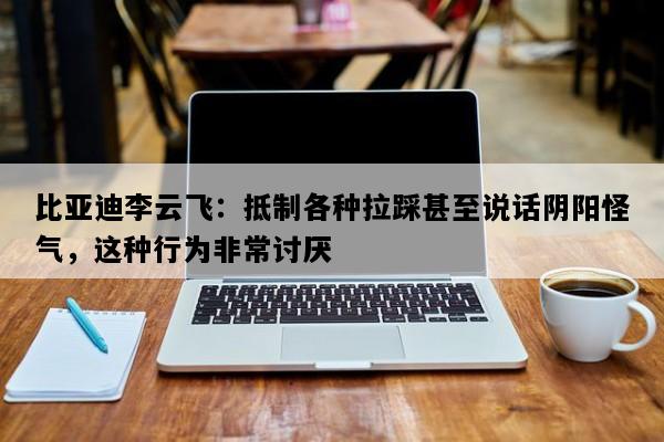 比亚迪李云飞：抵制各种拉踩甚至说话阴阳怪气，这种行为非常讨厌