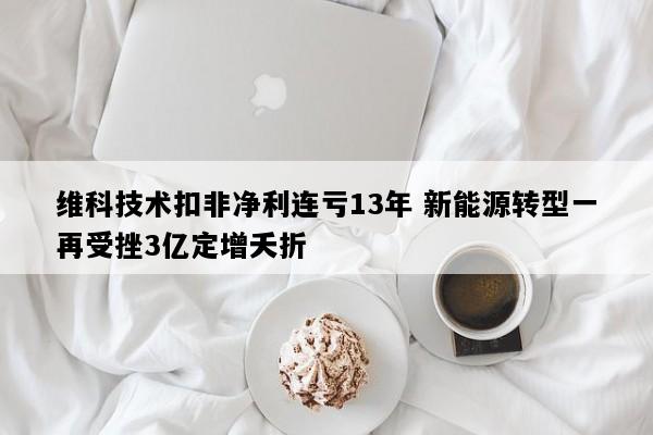 维科技术扣非净利连亏13年 新能源转型一再受挫3亿定增夭折