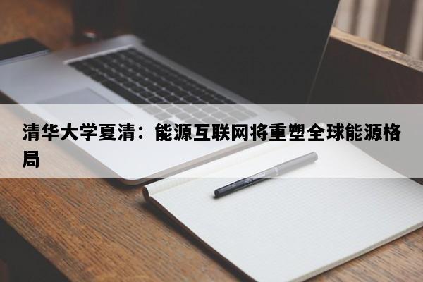清华大学夏清：能源互联网将重塑全球能源格局