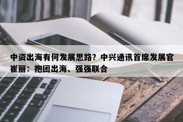 中资出海有何发展思路？中兴通讯首席发展官崔丽：抱团出海、强强联合