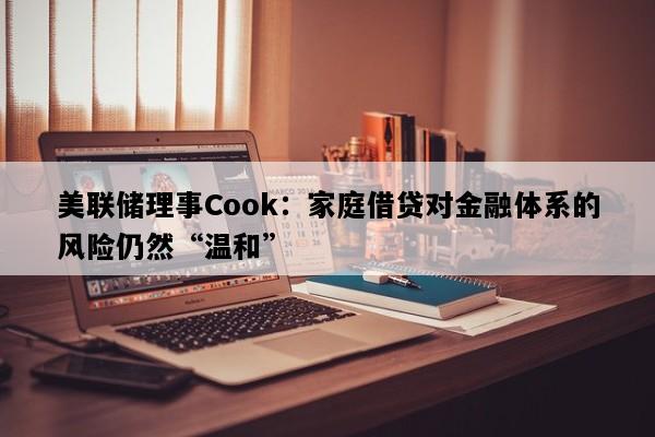 美联储理事Cook：家庭借贷对金融体系的风险仍然“温和”