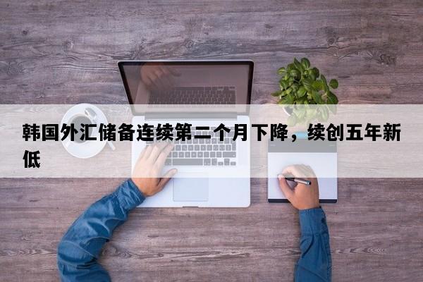 韩国外汇储备连续第二个月下降，续创五年新低