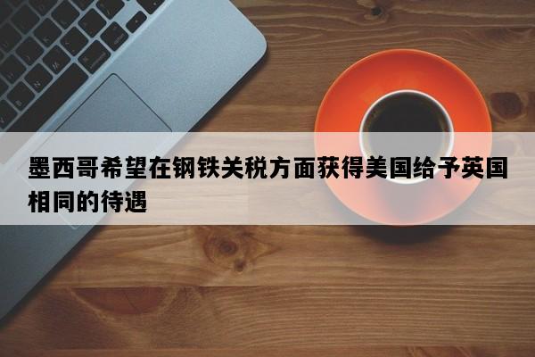 墨西哥希望在钢铁关税方面获得美国给予英国相同的待遇