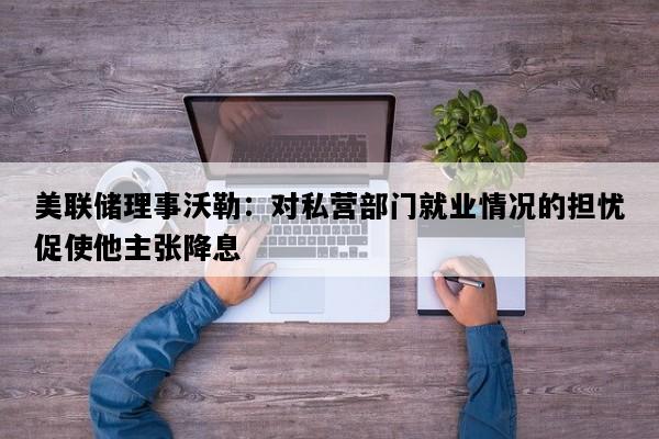 美联储理事沃勒：对私营部门就业情况的担忧促使他主张降息