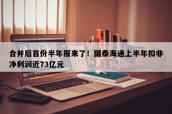 合并后首份半年报来了！国泰海通上半年扣非净利润近73亿元